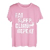 Eat Sleep Climb Repeat Climbing Bouldern Rock Climber T-Shirt