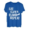 Eat Sleep Climb Repeat Climbing Bouldern Rock Climber T-Shirt