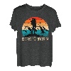 Bergführer Wanderer und Bergsteiger klettern Bergfan T-Shirt