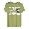 Bergsteigen Bouldern Klettern Kletterer T-Shirt