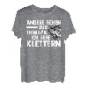 Bergsteigen Bouldern Klettern Kletterer T-Shirt