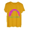 Half Dome Berg Bergsteiger klettern Wanderer Gipfelstürmer T-Shirt