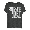 Ich bin nur hier, um mich zu sichern Funny Climber Rock Climbing T-Shirt