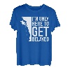 Ich bin nur hier, um mich zu sichern Funny Climber Rock Climbing T-Shirt