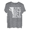 Ich bin nur hier, um mich zu sichern Funny Climber Rock Climbing T-Shirt