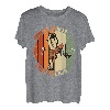 Verteilen Sie Ihre Beine und vertrauen Sie dem Gummi T-Shirt