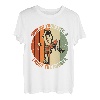 Verteilen Sie Ihre Beine und vertrauen Sie dem Gummi T-Shirt