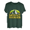 Mount Rainier Bergsteiger Gipfelsport Wandern Hiking T-Shirt