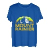 Mount Rainier Bergsteiger Gipfelsport Wandern Hiking T-Shirt