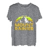 Mount Rainier Bergsteiger Gipfelsport Wandern Hiking T-Shirt