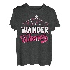 Wander Women Damen Mädchen Berge Bergsteiger Wandern T-Shirt