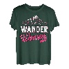 Wander Women Damen Mädchen Berge Bergsteiger Wandern T-Shirt