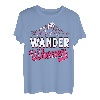 Wander Women Damen Mädchen Berge Bergsteiger Wandern T-Shirt