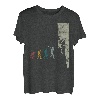 Bouldern Evolution Vintage Bergsteigen Klettern T-Shirt