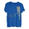 Bouldern Evolution Vintage Bergsteigen Klettern T-Shirt