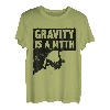 Gravity Is A Myth Rock Climbing Bouldern Climber Boulder T-Shirt