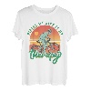 Riding My Bike Is My Therapy Mountainbike Radfahrer Wandern T-Shirt