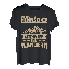 Herren Lustiges Wanderung Einen Alten Mann Beim Wandern Bergsteiger T-Shirt