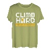 Climb Hard Send Harder Seilkletterer Bouldern T-Shirt
