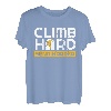 Climb Hard Send Harder Seilkletterer Bouldern T-Shirt