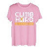 Climb Hard Send Harder Seilkletterer Bouldern T-Shirt