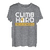 Climb Hard Send Harder Seilkletterer Bouldern T-Shirt