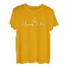 Rock Climbing Mountain Herzschlag Geschenk T-Shirt