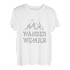 Damen WANDER WOMAN T-Shirt Alpin Berge Natur Hiking Retro Geschenk T-Shirt