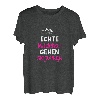 Damen Echte Mädchen gehen Tourenski Ski Skitour Geschenkidee T-Shirt