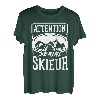 Achtung - Serial Skifahrer - Alpinski, Skifahrer T-Shirt
