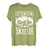 Achtung - Serial Skifahrer - Alpinski, Skifahrer T-Shirt