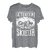 Achtung - Serial Skifahrer - Alpinski, Skifahrer T-Shirt