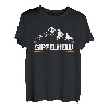 Gipfelheld Bergsteiger klettern Gipfelsport Berge Männer T-Shirt