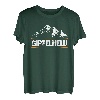 Gipfelheld Bergsteiger klettern Gipfelsport Berge Männer T-Shirt