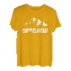 Gipfelheld Bergsteiger klettern Gipfelsport Berge Männer T-Shirt