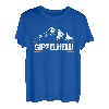 Gipfelheld Bergsteiger klettern Gipfelsport Berge Männer T-Shirt