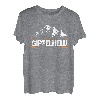 Gipfelheld Bergsteiger klettern Gipfelsport Berge Männer T-Shirt