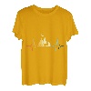 Camp Outside Herzschlag Retro Vintage Camping Liebhaber Camper T-Shirt