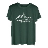 Damen Bergprinzessin Wanderin Berge Wander Pink Lady T-Shirt