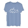 Damen Bergprinzessin Wanderin Berge Wander Pink Lady T-Shirt
