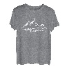 Damen Bergprinzessin Wanderin Berge Wander Pink Lady T-Shirt