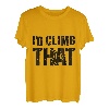 Ich würde diesen Felsen erklimmen Klettern Bouldern Climber Rock Boulder T-Shirt