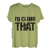Ich würde diesen Felsen erklimmen Klettern Bouldern Climber Rock Boulder T-Shirt