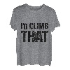 Ich würde diesen Felsen erklimmen Klettern Bouldern Climber Rock Boulder T-Shirt