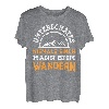 Unterschätze niemals einen Mann beim Wandern Bergsteigen T-Shirt