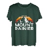 Mount Rainier Bergsteiger Gipfelsport Wandern Hiking T-Shirt