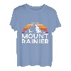 Mount Rainier Bergsteiger Gipfelsport Wandern Hiking T-Shirt