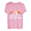 Mount Rainier Bergsteiger Gipfelsport Wandern Hiking T-Shirt