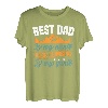 Herren Best dad is my name - Bouldern Boulderer Kletterer T-Shirt