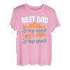 Herren Best dad is my name - Bouldern Boulderer Kletterer T-Shirt